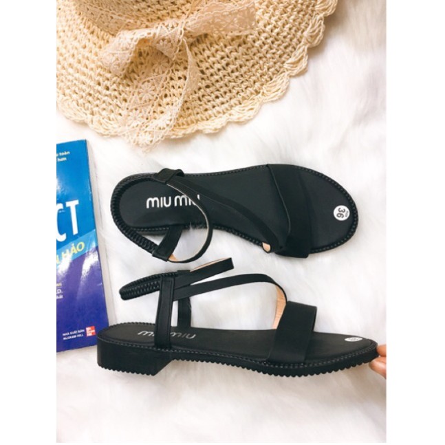 Sandal nữ quai ngang đế thấp 2 phân năng động - PhaPha Shop