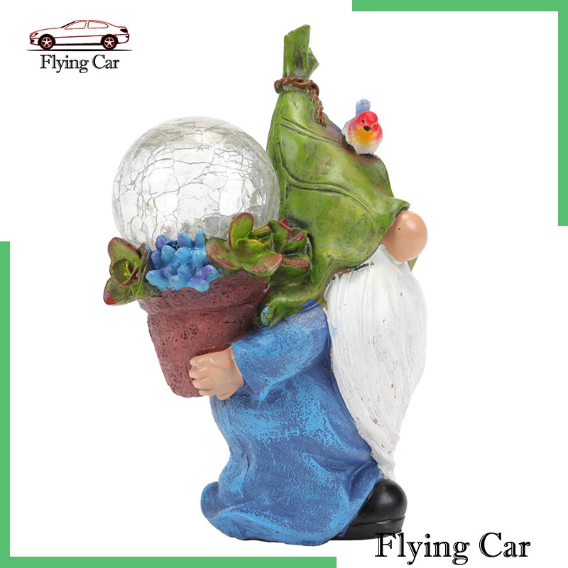 [Lzdjfmy2] Bức Tượng Nhựa Resin Năng Lượng Mặt Trời Nghệ Thuật Cho Sân Vườn Ngoài Trời