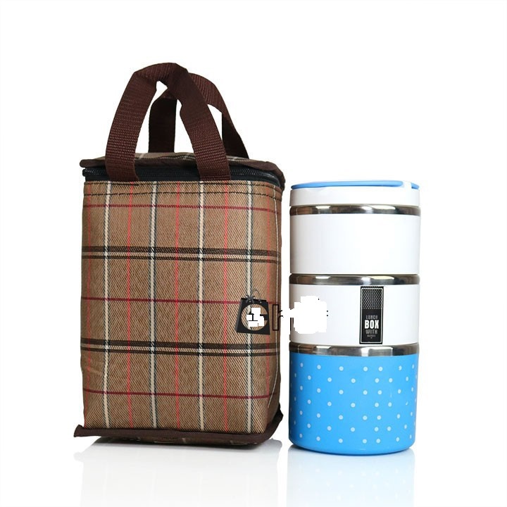Túi giữ nhiệt đựng cà mèn 3 ngăn 20 x 17 cao 27 cm