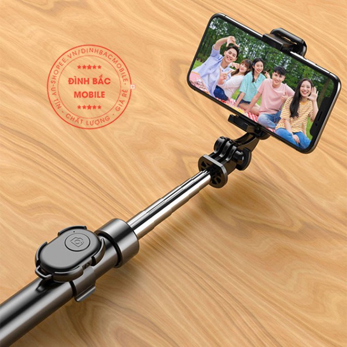 Gậy chụp ảnh bluetooth S03 kiêm Tripod live stream dễ dàng hơn Gậy selfie đa năng | BigBuy360 - bigbuy360.vn