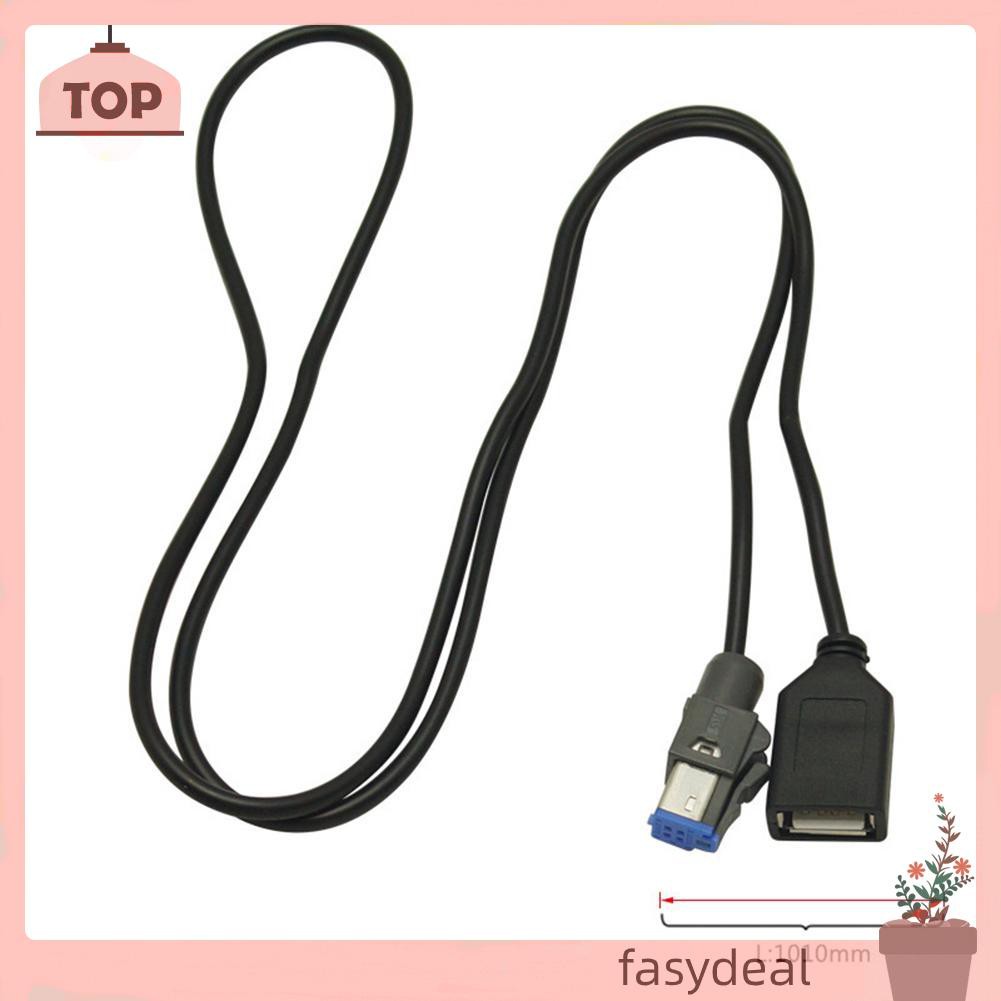 (Fas) Cáp Chuyển Đổi Âm Thanh Usb Female Sang Aux-In 4pin Cho Subaru Forester Xv