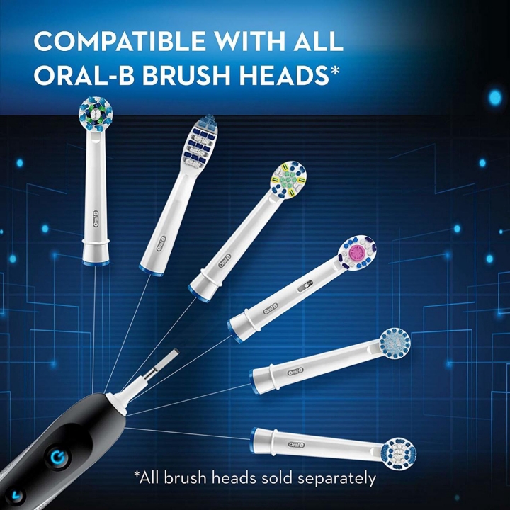 Bàn chải điện Oral-B Rechargeable Toothbrush Black 7000 [Hàng Đức]