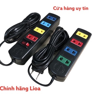 ổ cắm điện LIOA 4 chân dây dài 3m hàng CHÍNH HÃNG thông dụng nhíp đàn hồi