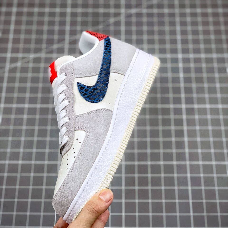 Giày thể thao AF1 Dunk Vệt Xanh, Giày Air force 1 low SP undefeated 5 on it dunk Hàng cao cấp Full Box Bill