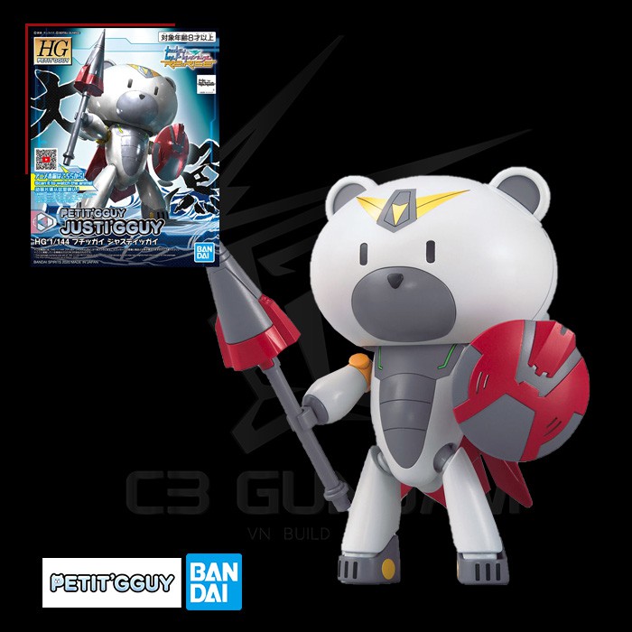 MÔ HÌNH GUNDAM BANDAI PETITGGUY 023 JUSTIGGUY