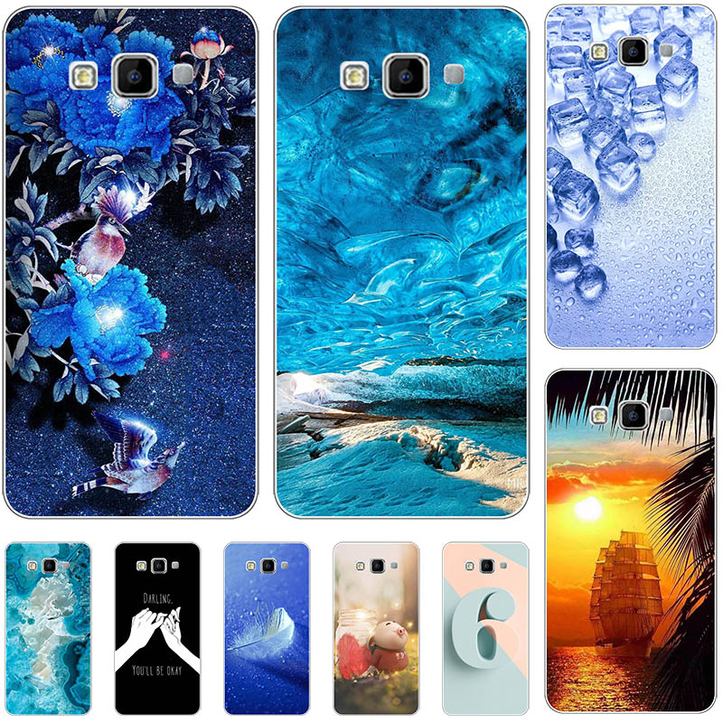 Ốp Lưng Silicone Họa Tiết Hoa Thời Trang Cho Samsung Galaxy A5 2015 A500 A500Fu A7 2015 A700 A700F