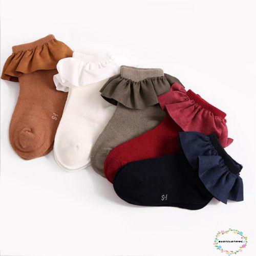 Tất cotton mềm mại kiểu công chúa dùng cho trẻ đang tập đi