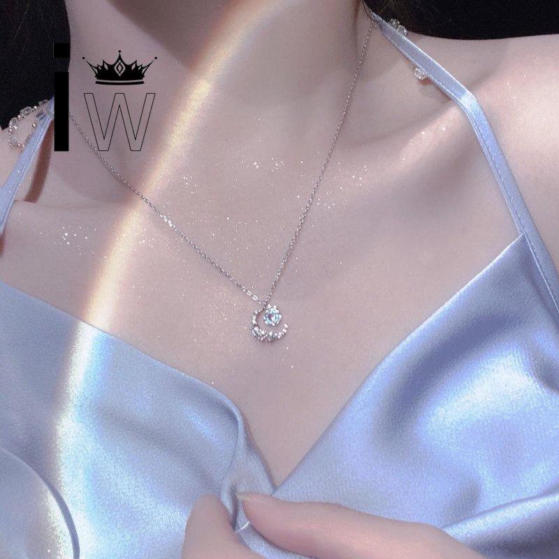 Vòng cổ Mặt Hình Ngôi Sao / Nơ / Mặt Trăng Đính Ngọc Trai Thời Trang Cho