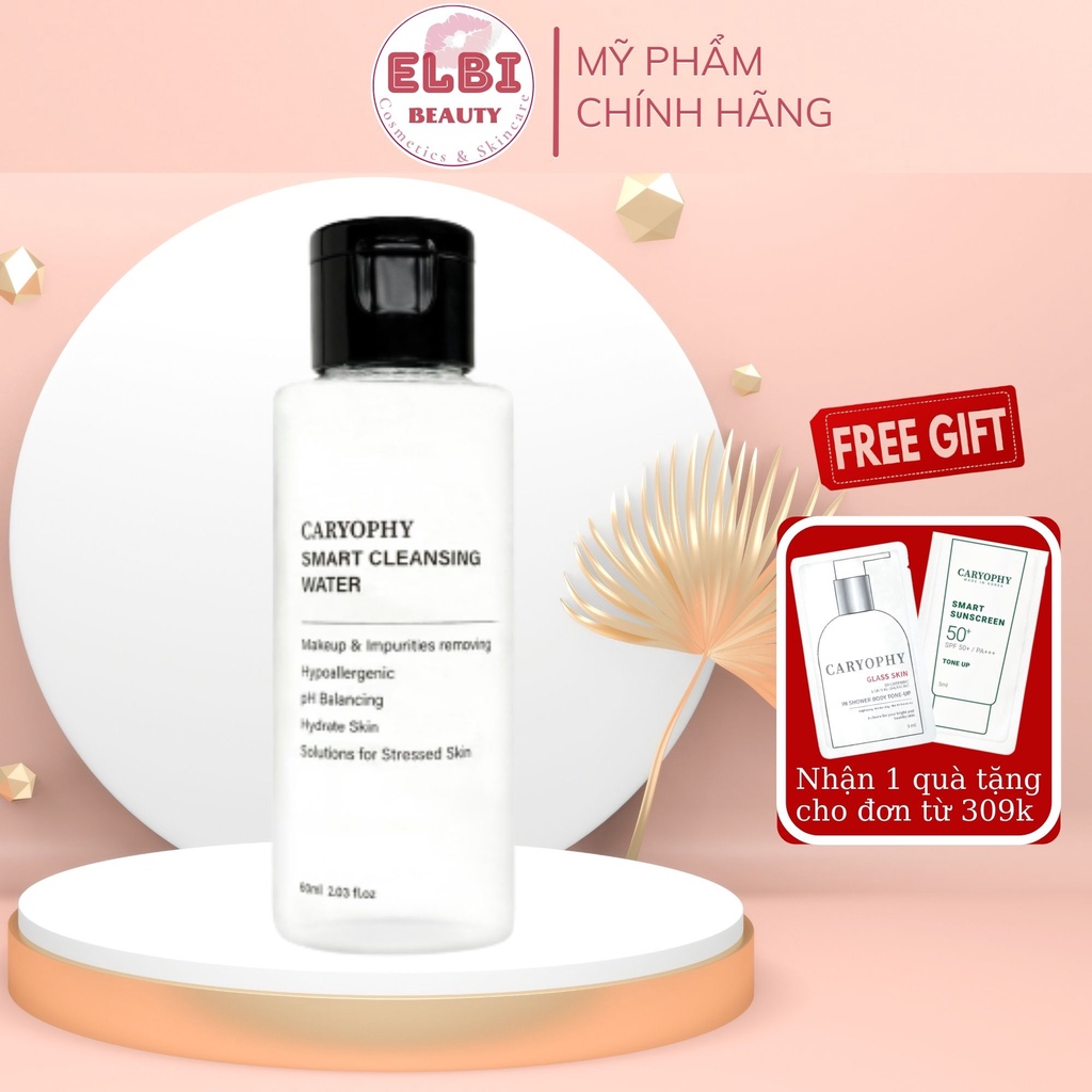 (18/2/2024)Nước Tẩy Trang Cho Da Dầu Mụn, Nhạy Cảm Caryophy Smart Cleansing Water