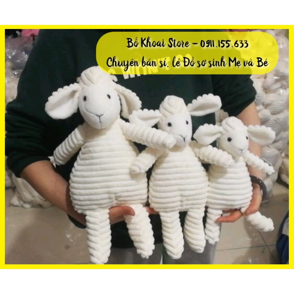 Cừu bông cho bé Sz 25cm - 30cm - 40cm - Bố Khoai Store