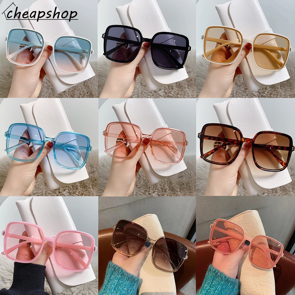 iF YOU Kính mát   gọng trong suốt chống bức xạ phong cách cổ điển thanh lịch cho nữ