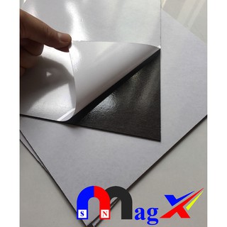 Nam Châm Dẻo Tấm A4 - Dày 2.0mm Phủ Băng Keo 2 Mặt
