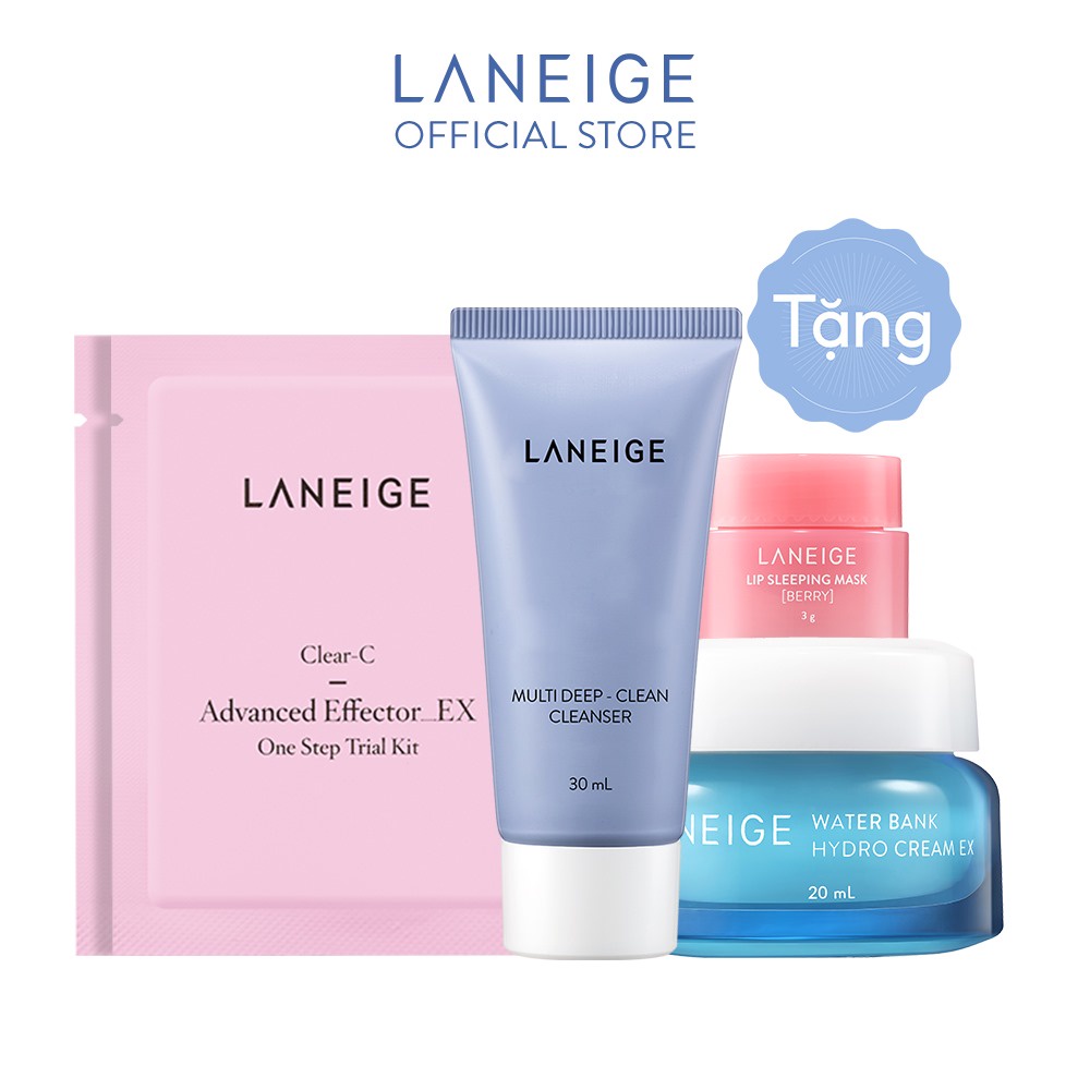 Bộ quà tặng chăm sóc và dưỡng ẩm da chuyên sâu Laniege 63g
