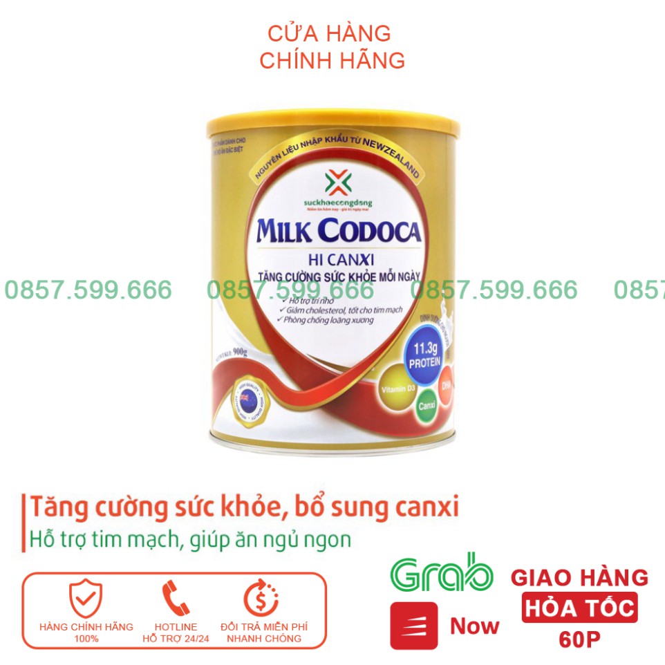 Milk Codoca Hi Canxi ⚡️FREESHIP⚡️ Sữa bổ sung Canxi hàm lượng cao, tăng cường sức khỏe ⚡️HS365