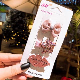 Set 4 kẹp tóc xinh xắn cho bé gái