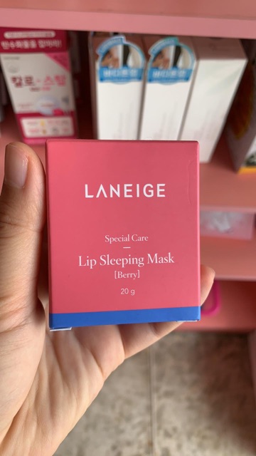 (ĐỦ BILL HÀN) MẶT NẠ NGỦ CHO MÔI  LANEIGE LIP SLEEPING MASK BERRY