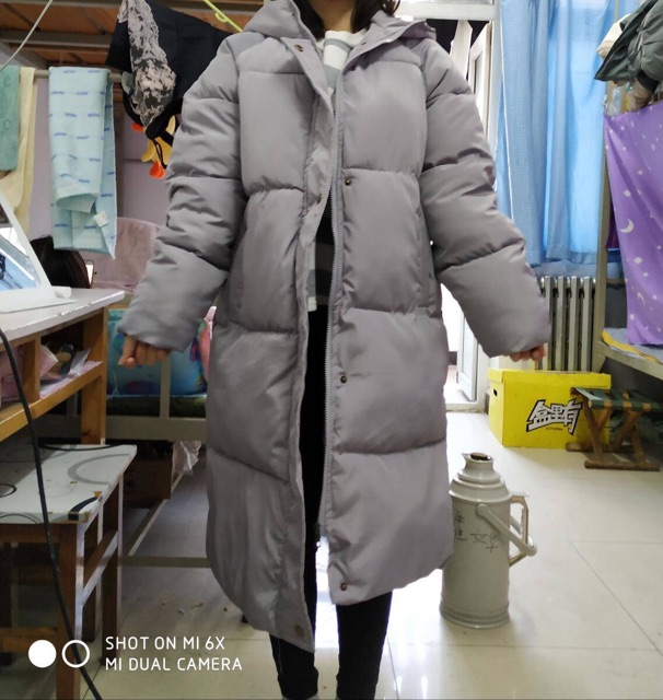 Áo phao dáng dài Hquoc- kèm ảnh thật Mã 358