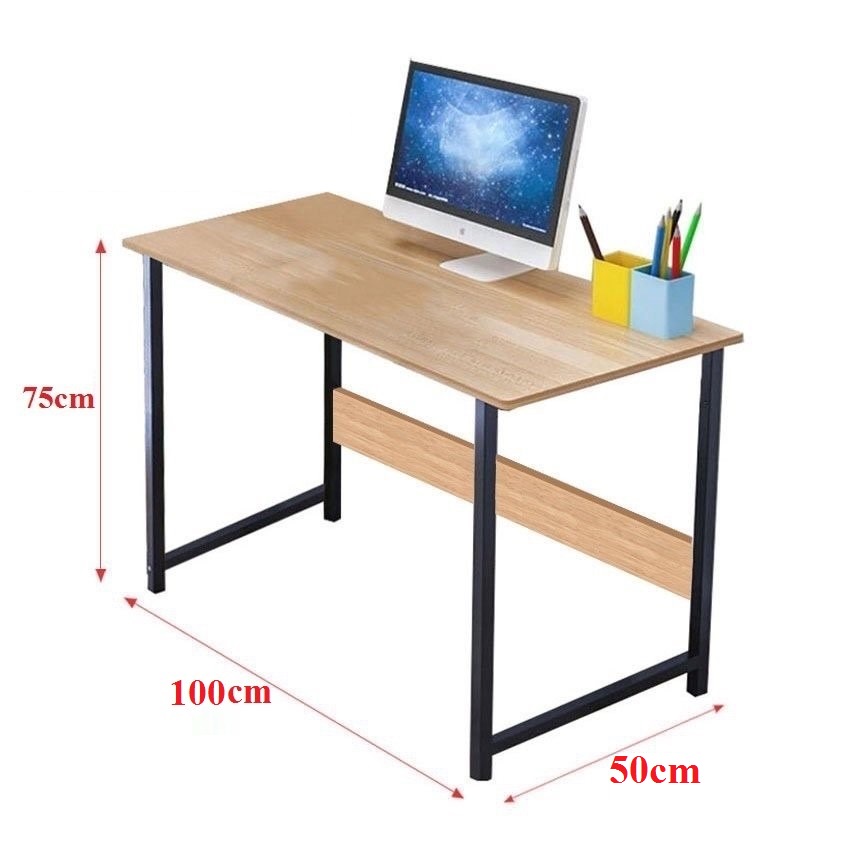 , chân sắt sơn tĩnh điện cao cấp màu ĐEN, mặt gỗ MDF nhập khẩu thái lan cao cấp.