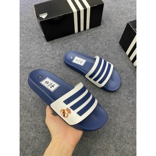 Dép nam quai ngang in hình clb độc đáo đế cao su non đi êm chân ms8