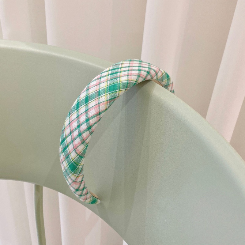 Flgo Băng Đô Vải Xốp Xếp Ly Tăng Chiều Cao Cá Tính Cho Cài Tóc