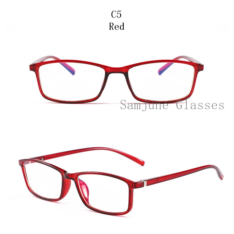 Mắt kính chống ánh sáng xanh trong suốt dành cho cả nam và nữ samjune