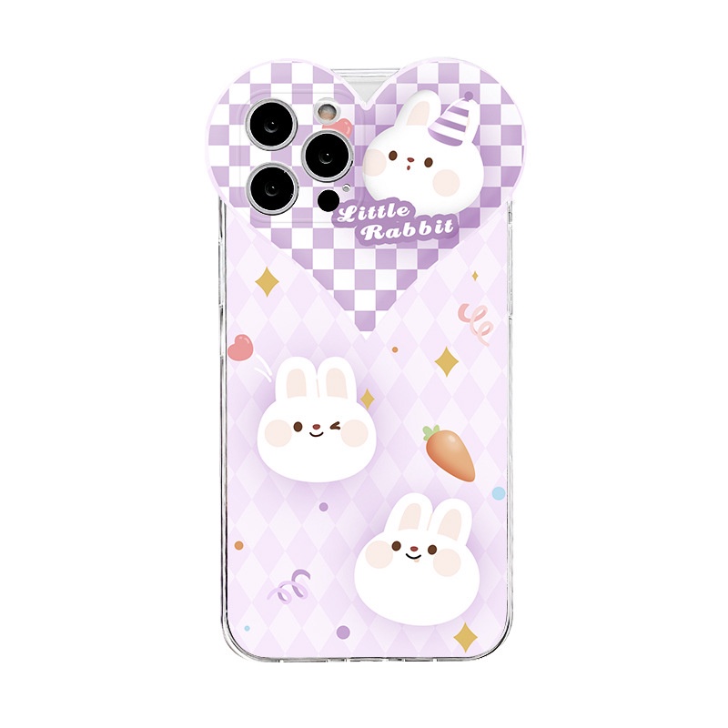 Ốp lưng iphone Ốp Điện Thoại Hình Thỏ Hoạt Hình Cho iphone/xs/7/8/Pro/Max/Mini 12 13Pro Dinuo case