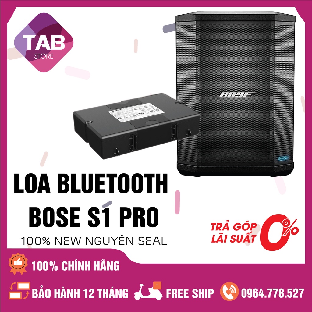 Loa Loa Bose S1 Pro New Chính Hãng (Kèm Pin) - Bảo Hành 12 Tháng