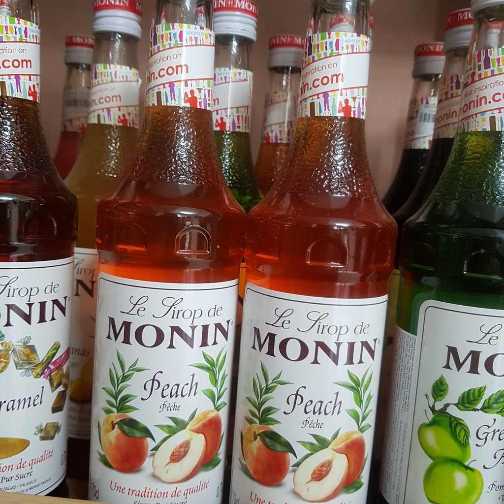 Siro MONIN hương Đào chai 700ml