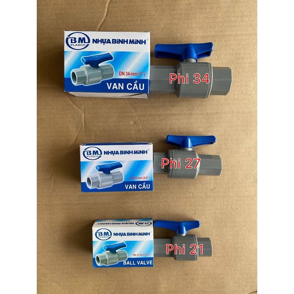 Van cầu nhựa 21 - 27 - 34 - 42 - 49 BÌNH MINH - Chính Hãng