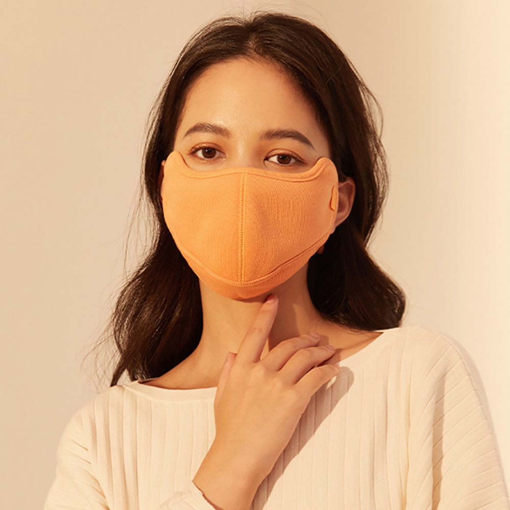 Ohsunny Khẩu trang kết cấu 3d bảo vệ mắt chống lạnh thiết kế thời trang