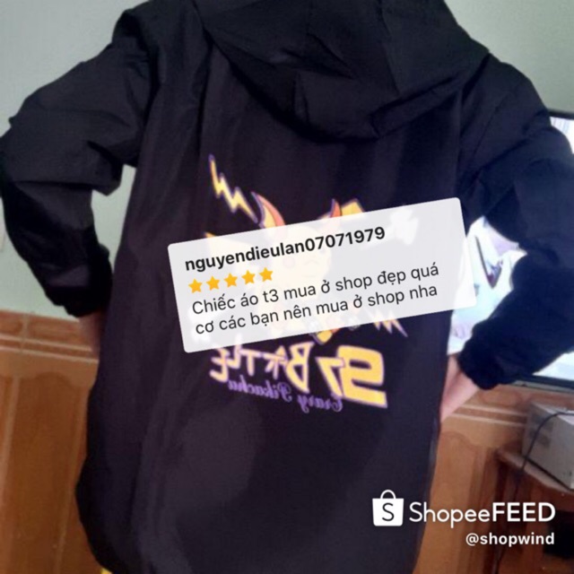 [Mã WASKT410K giảm 10K đơn 50K] Áo khoác dù unisex form rộng PIKa Chiến nam nữ phong cách ulzzang WIND | BigBuy360 - bigbuy360.vn