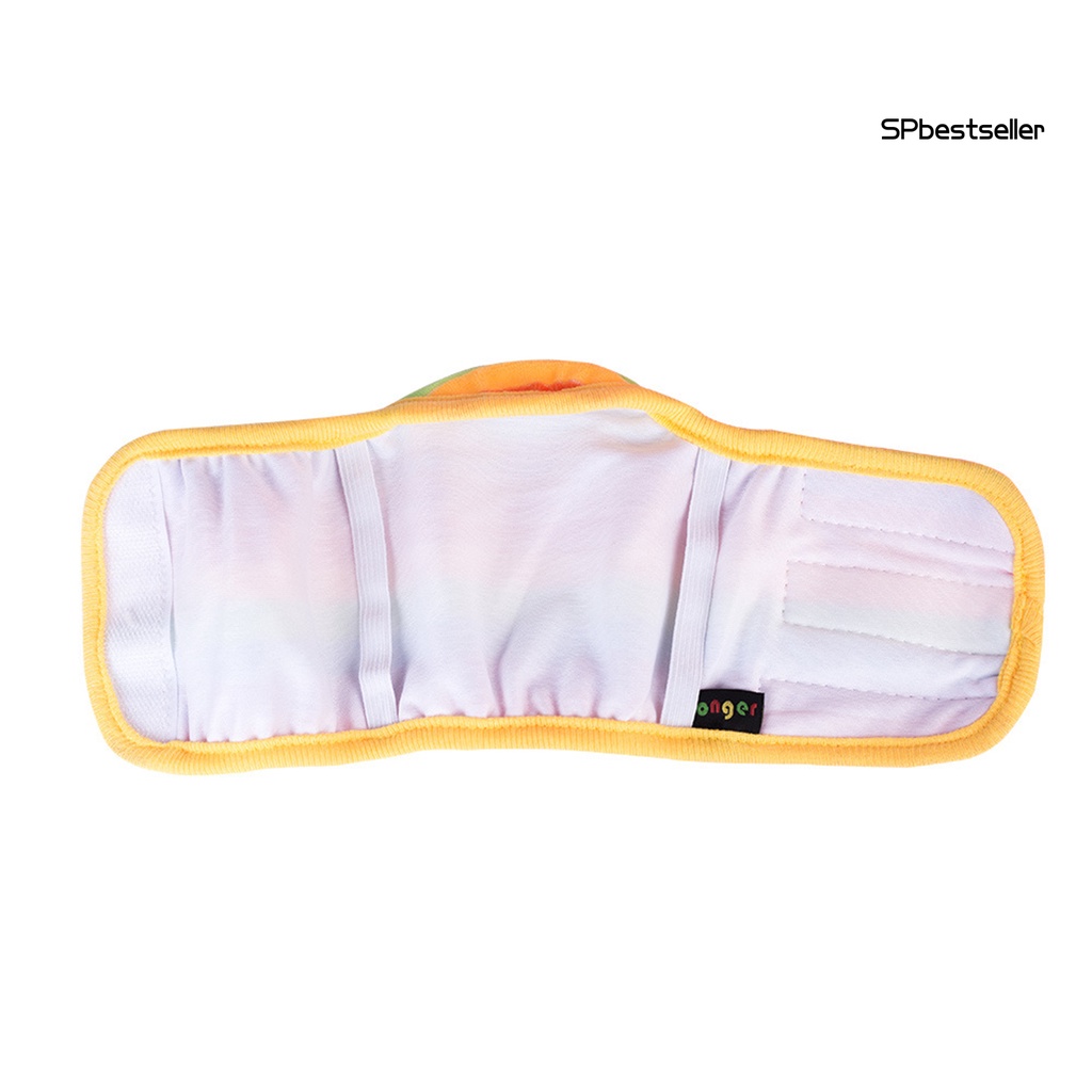 Tã quần bằng vải dệt kim chống rò rỉ họa tiết hoạt hình có thể điều chỉnh dành cho thú cưng