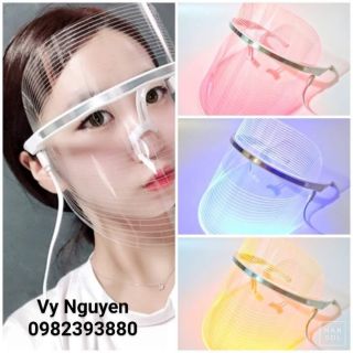 Mặt nạ đèn Led Wellderma Hàn Quốc 3 màu đèn