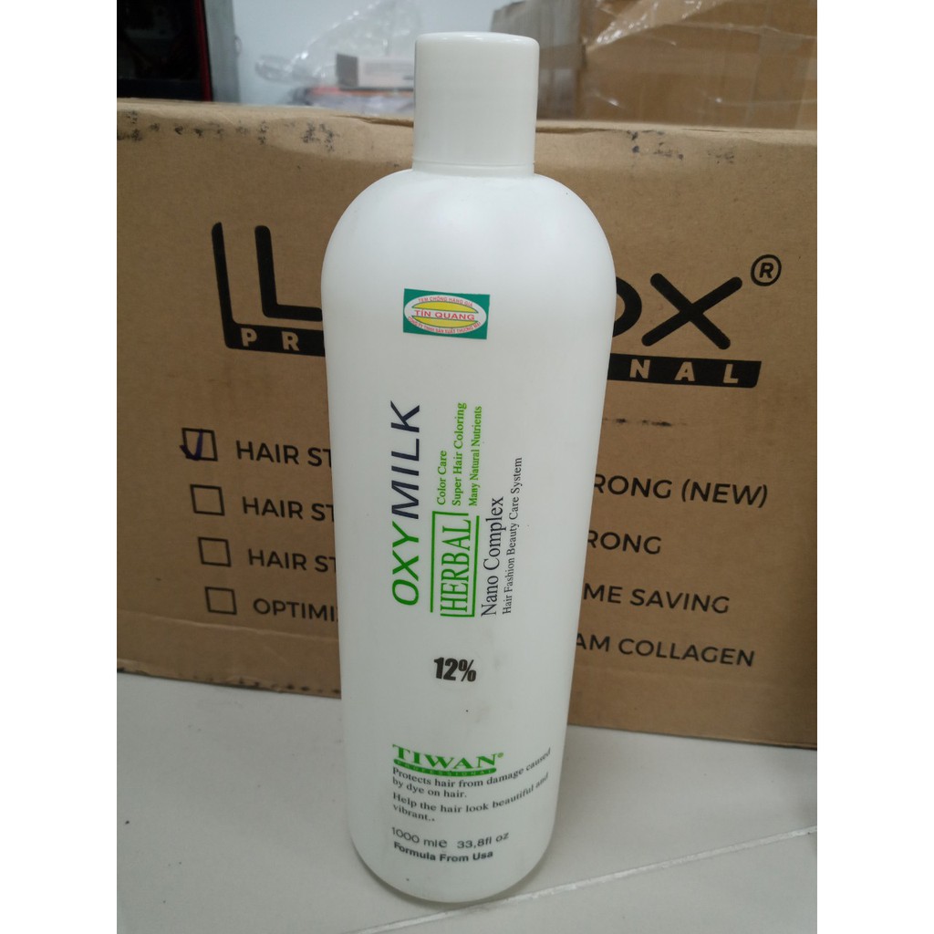 Oxy sữa Tiwan  FREESHIP , siêu dưỡng nhuộm tóc không kích ứng rát da đầu 1000ml cao cấp cho salon tóc chuyên nghiệp