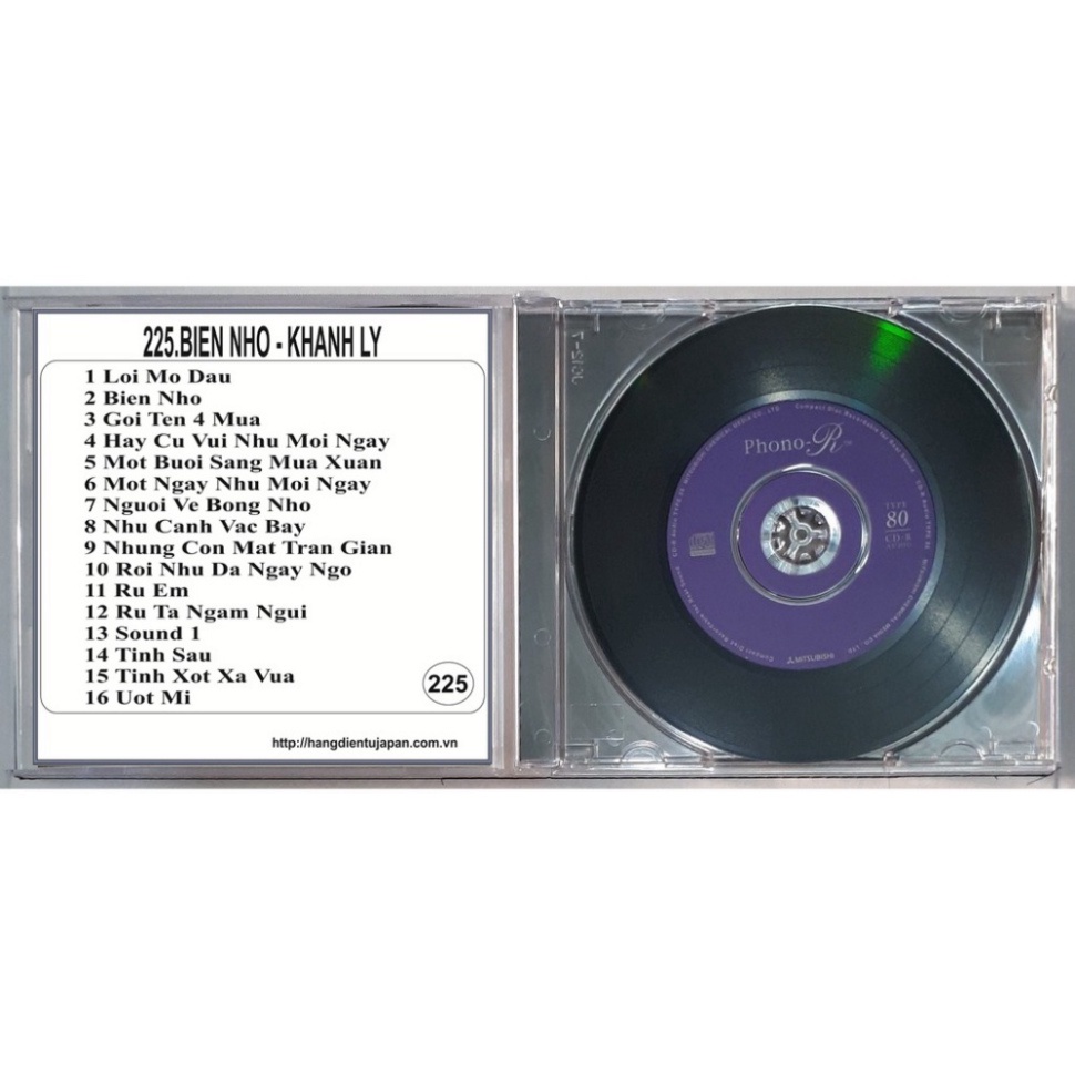 Bộ 8 CD nhạc khánh ly như hình ghi bằng phono