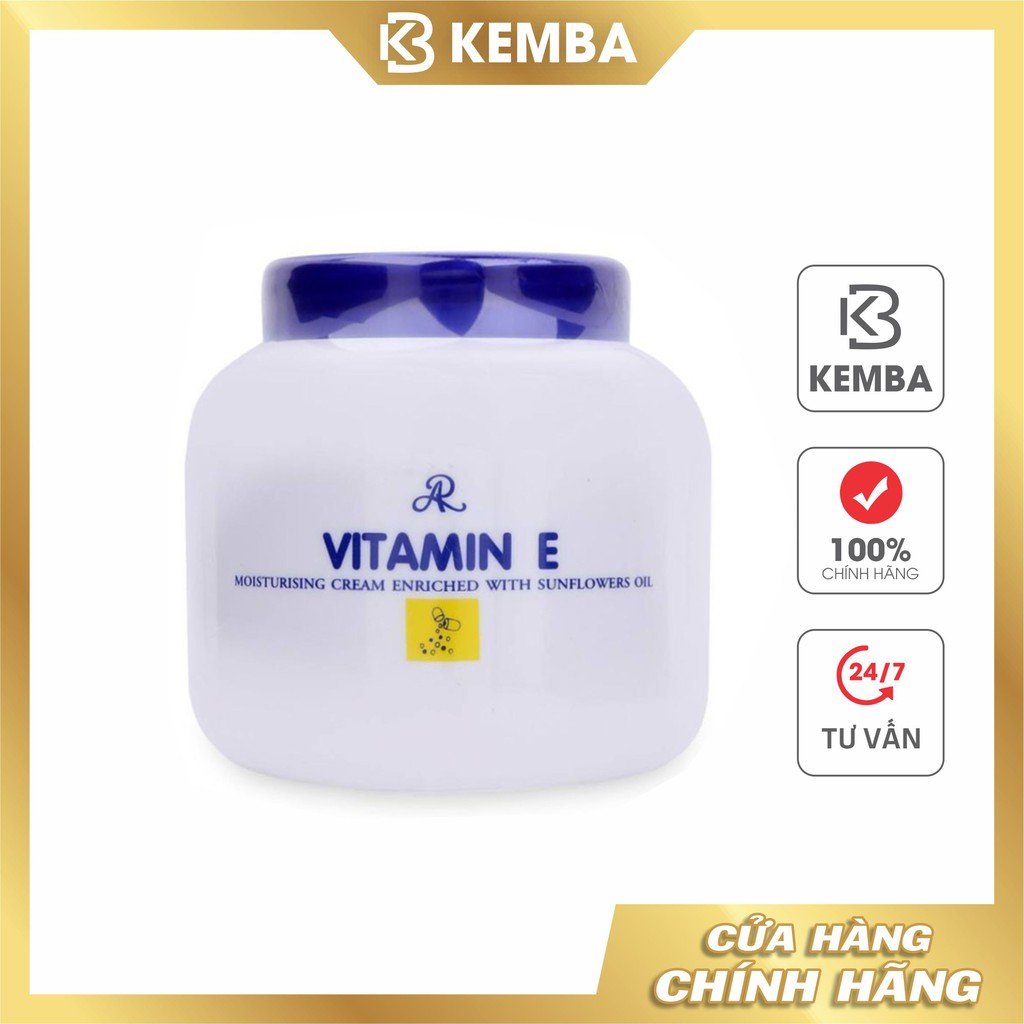 Kem dưỡng ẩm vitamin E Thái Lan, kem vitamin E 200g KEMBA