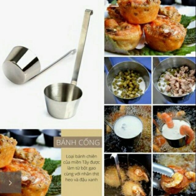 Khuôn Inox Làm Bánh Cống dày xịn