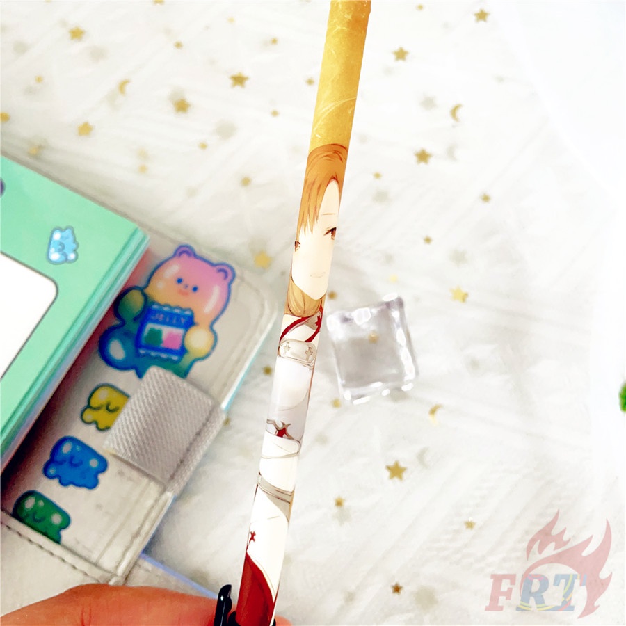 ❀ Bút In Hình Anime Sword Art Online Q-1 Độc Đáo ❀ 1 Bút Mực Nước SAO Kirito / Yuuki Asuna