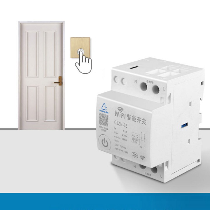 Cầu dao tổng WiFi ECP CJZN-63A 12KW