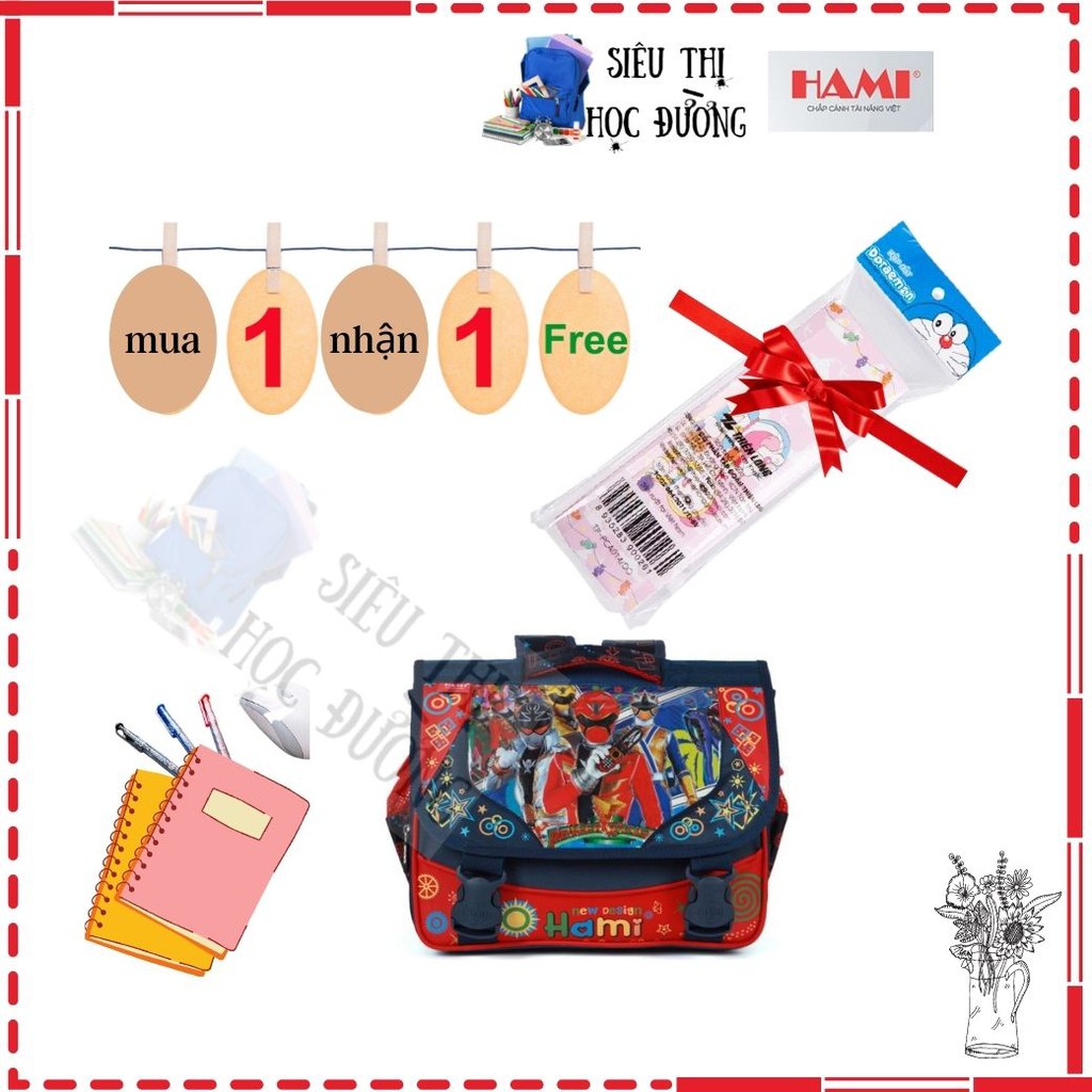 Cặp học sinh nam cấp 1 Hami199 siêu nhẹ. Cặp học sinh tiểu học nhiều mẫu siêu nhân để lựa chọn