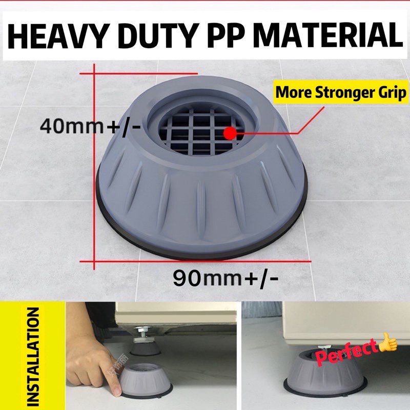 Bộ 4 Miếng Đệm Chống Rung Cho Máy Giặt