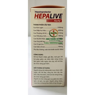 Mát gan giải độc Hepalive .