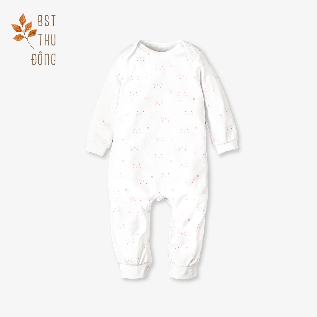 Jumpsuit Tay Dài Thu Đông MIOMIO - Cho Bé Trai, Bé Gái (Từ 3-12 tháng), Vải Interlock Cotton.