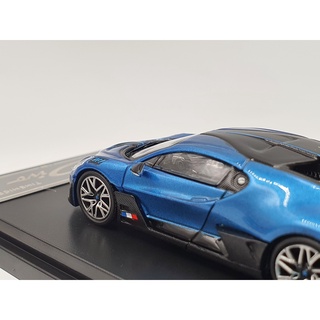 Xe Mô Hình Bugatti Divo 1:64 Bburago ( Xanh Kim Loại )