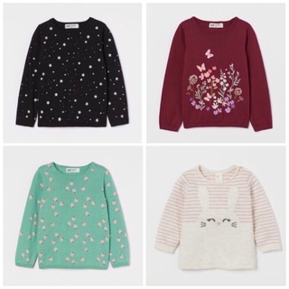 [H&M CHÍNH HÃNG]Áo len siêu xinh cho bé gái săn sale