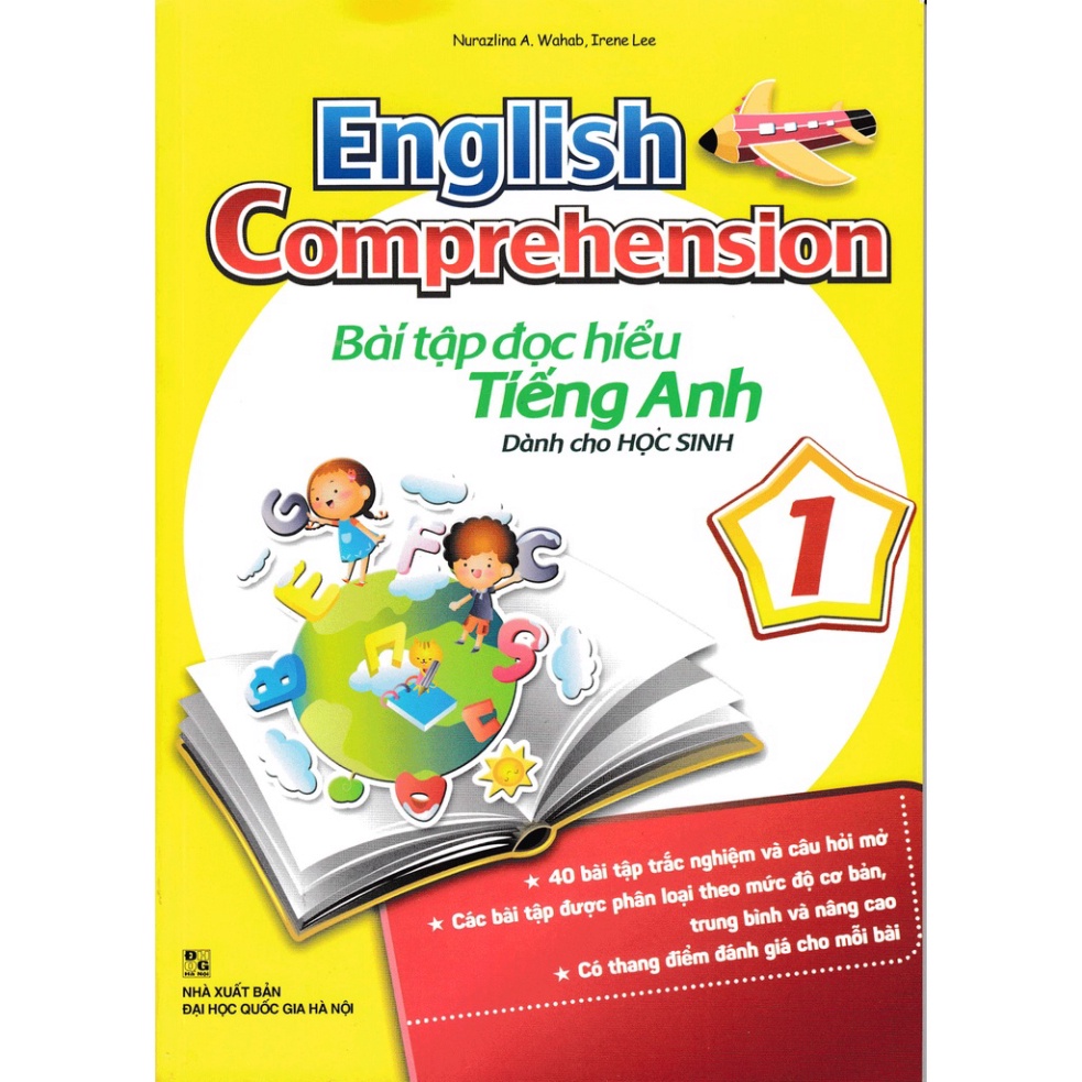 Sách - Combo 6 cuốn:Bài Tập Đọc Hiểu Tiếng Anh 1+Tiếng Anh 2+Tiếng Anh 3+Tiếng Anh 4+Tiếng Anh 5+ Tiếng Anh