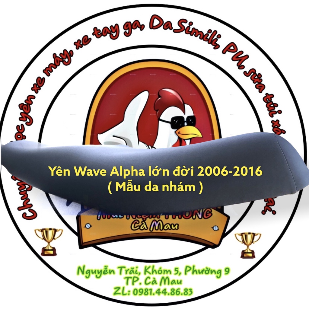 Yên xe Wave Alpha đời mới ( Tốt )
