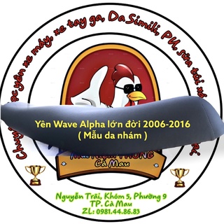 Yên xe Wave Alpha đời mới ( Tốt )