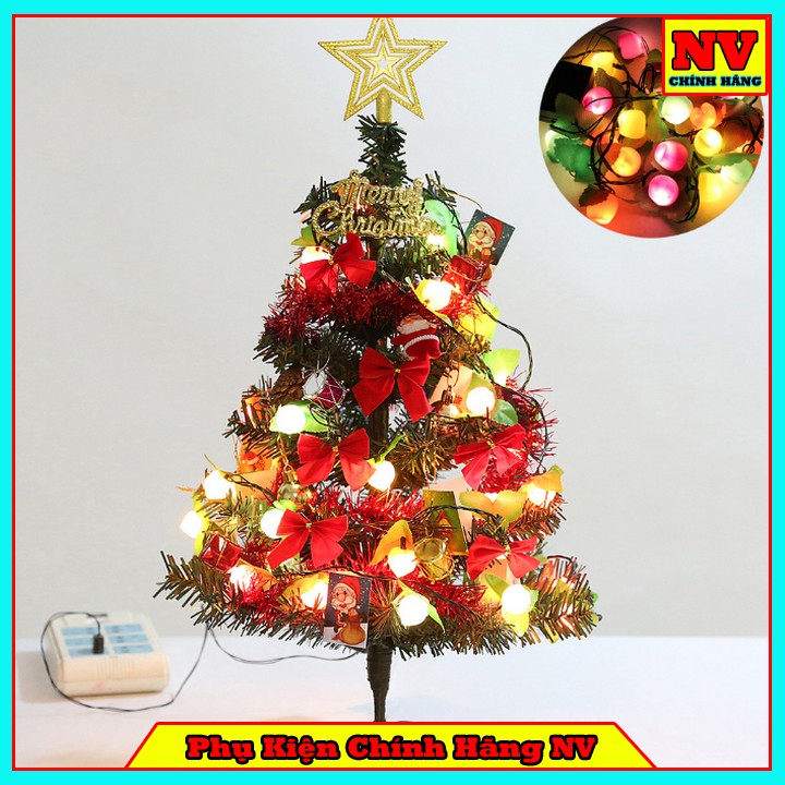 Cây Thông Noel Trang Trí Đầy Đủ Phụ Kiện 60CM