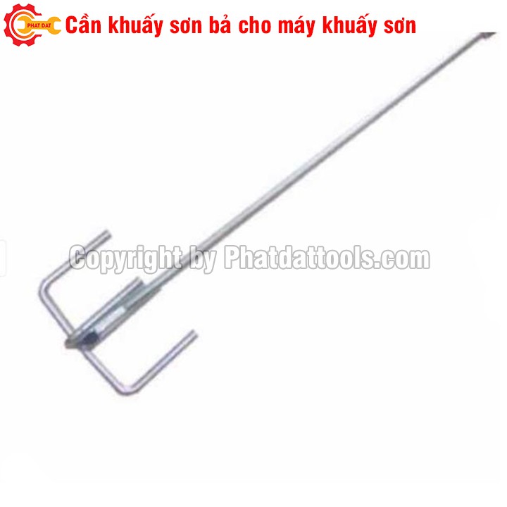 Cần khuấy sơn bả lắp cho máy khuấy sơn chuyên dụng-Ren M14-Mũi khuấy sơn